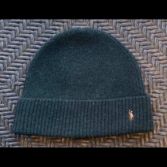 POLO RALPH LAUREN MERINO WOOL BEANIES $50 each - Picture 3 of 4